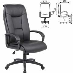 Кресло офисное BRABIX PREMIUM "Work EX-513" (экокожа, черное) 531943 в Заречном - zarechnyy.mebel24.online | фото 2