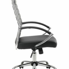 Кресло офисное BRABIX "Style EX-528", экокожа, хром, черное, 531947 в Заречном - zarechnyy.mebel24.online | фото 3