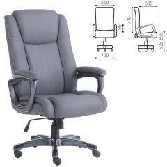 Кресло офисное BRABIX "Solid HD-005" (ткань/серое) 531823 в Заречном - zarechnyy.mebel24.online | фото