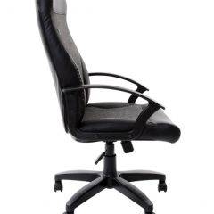 Кресло офисное BRABIX "Trust EX-535" (экокожа/черная/ткань серая) 531383 в Заречном - zarechnyy.mebel24.online | фото