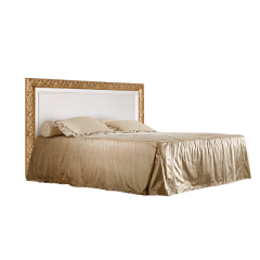 Кровать 2-х спальная (1,4 м) Тиффани штрих-лак/золото с подъемным механизмом (ТФКР140-2[7]) в Заречном - zarechnyy.mebel24.online | фото 1