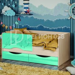 Кровать Дельфин-2 МДФ (фасад 3D) 1600 в Заречном - zarechnyy.mebel24.online | фото 8