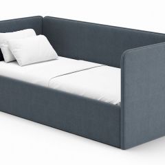 Кровать-диван Leonardo 160*70 (Серый) + боковина в Заречном - zarechnyy.mebel24.online | фото