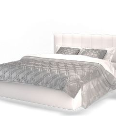 Кровать Элен 1600 + основание с ПМ (Vega white) белый в Заречном - zarechnyy.mebel24.online | фото