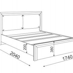 Кровать 1.6 Глэдис М31 с настилом и мягкой частью (ЯШС/Белый) в Заречном - zarechnyy.mebel24.online | фото 3