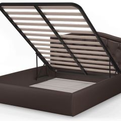 Кровать Стелла 1600*2000 Rock 05 (коричневый) в Заречном - zarechnyy.mebel24.online | фото 4