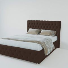 Кровать Версаль с ПМ 900 (экокожа коричневая) в Заречном - zarechnyy.mebel24.online | фото