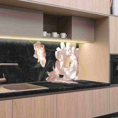 Кухонный фартук со столешницей (А-05) в едином стиле (3050 мм) в Заречном - zarechnyy.mebel24.online | фото