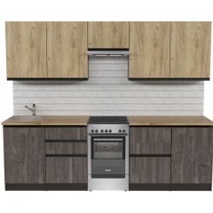 Кухонный гарнитур Адажио мега 2500 мм в Заречном - zarechnyy.mebel24.online | фото 3