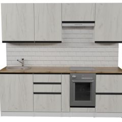Кухонный гарнитур Амели компакт 2200 мм в Заречном - zarechnyy.mebel24.online | фото 3
