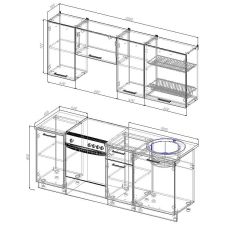 Кухонный гарнитур Лада 2000 (Стол. 26мм) в Заречном - zarechnyy.mebel24.online | фото 2