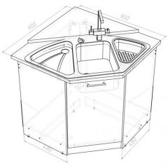 Кухонный гарнитур Паола оптима 1500х1800 мм в Заречном - zarechnyy.mebel24.online | фото 19