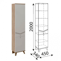 Лимба (гостиная) М03 Пенал в Заречном - zarechnyy.mebel24.online | фото