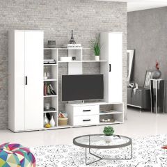 Шкаф Торонто (Белый текстурный) в Заречном - zarechnyy.mebel24.online | фото 2