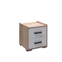 Модульная Спальня Соната (Белый/Дуб сонома) в Заречном - zarechnyy.mebel24.online | фото 3
