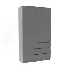 МОРИ МШ 1200.1 Шкаф (графит) в Заречном - zarechnyy.mebel24.online | фото 2