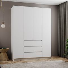МОРИ МШ 1600.1 Шкаф (белый) в Заречном - zarechnyy.mebel24.online | фото