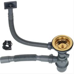 Мойка D7851HG-L MELANA ProfLine 3,0/200 ЗОЛОТО врезная прямоугольная левая D7851HG-L в Заречном - zarechnyy.mebel24.online | фото 2