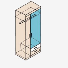 НИКА Н10з Шкаф для одежды в Заречном - zarechnyy.mebel24.online | фото 4