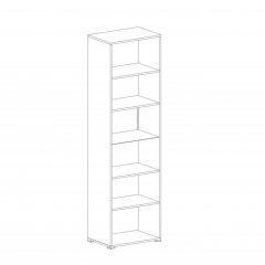 НИЦЦА Гостиная Шкаф-витрина 1 дв в Заречном - zarechnyy.mebel24.online | фото 2
