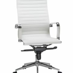 Офисное кресло для руководителей DOBRIN CLARK LMR-101F белый в Заречном - zarechnyy.mebel24.online | фото 2