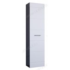 Пенал Ненси 400 (Венге/Белый глянец) в Заречном - zarechnyy.mebel24.online | фото