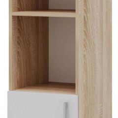 Пенал ПКС-8 Дуб сонома/Белый глянец в Заречном - zarechnyy.mebel24.online | фото
