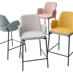 Полубарный стул NYX (H=65cm) VF113 светлая мята / VF115 серо-зеленый М-City в Заречном - zarechnyy.mebel24.online | фото 2