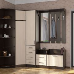 Прихожая ДИАНА-4 сек №5 (Венге/Дуб молочный) в Заречном - zarechnyy.mebel24.online | фото 3