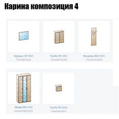 Прихожая Карина (модульная) в Заречном - zarechnyy.mebel24.online | фото 10