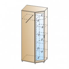 Прихожая Мелисса композиция 10 (Ясень Асахи) в Заречном - zarechnyy.mebel24.online | фото 6