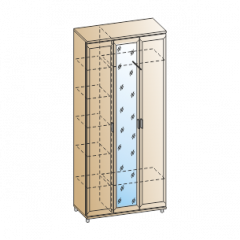 Прихожая Мелисса композиция 5 (Ясень Асахи) в Заречном - zarechnyy.mebel24.online | фото 2