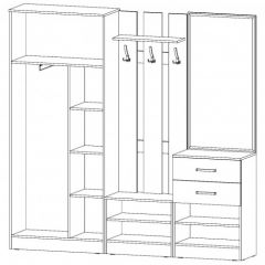 НАОМИ Прихожая в Заречном - zarechnyy.mebel24.online | фото 2