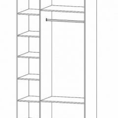 ГАММА Шкаф 3-х створчатый в Заречном - zarechnyy.mebel24.online | фото 2