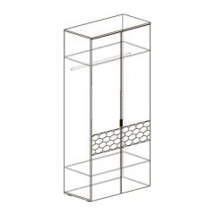 Шкаф 2-дверный Дели 70 в Заречном - zarechnyy.mebel24.online | фото 2