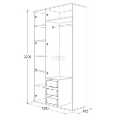Шкаф 3-х дверный Ольга-14 в Заречном - zarechnyy.mebel24.online | фото 2