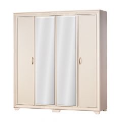 Шкаф 4-дверный со стеклом №367 Афины в Заречном - zarechnyy.mebel24.online | фото