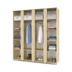 ПАНДОРА Шкаф 4-х дверный П43 в Заречном - zarechnyy.mebel24.online | фото 6