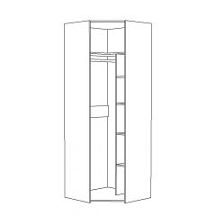 Шкаф для одежды 13.131 Амели в Заречном - zarechnyy.mebel24.online | фото 2
