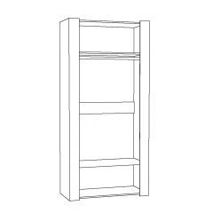 Шкаф для одежды 13.133 Амели в Заречном - zarechnyy.mebel24.online | фото 2