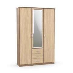 Шкаф комбинированный Дуэт Люкс с зеркалом в Заречном - zarechnyy.mebel24.online | фото 4