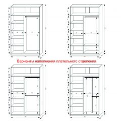 Шкаф-купе 1400 серии SOFT D1+D3+B2+PL1 (2 ящика+1штанга) профиль «Графит» в Заречном - zarechnyy.mebel24.online | фото 7