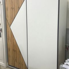 Шкаф-купе 1400 серии SOFT D8+D2+B2+PL4 (2 ящика+F обр.штанга) профиль «Графит» в Заречном - zarechnyy.mebel24.online | фото 5