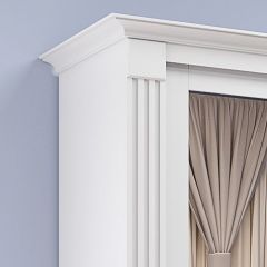 Шкаф-купе 2150 серии NEW CLASSIC K1+K1+K1+B22+PL4 (по 2 ящика лев/прав+F обр.штанга) профиль «Капучино» в Заречном - zarechnyy.mebel24.online | фото 4
