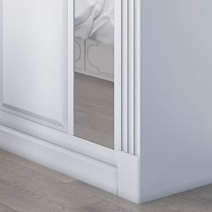 Шкаф-купе 2150 серии NEW CLASSIC K6Z+K1+K6+B22+PL2(по 2 ящика лев/прав+1 штанга+1 полка) профиль «Капучино» в Заречном - zarechnyy.mebel24.online | фото 5
