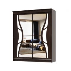 Шкаф-купе Бабочка 2.0 серия Альянс (Венге) в Заречном - zarechnyy.mebel24.online | фото