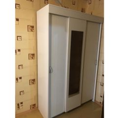 Шкаф-купе Бассо 1300 (Белый) в Заречном - zarechnyy.mebel24.online | фото 3