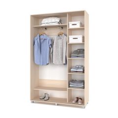 РОЛАНД Шкаф-купе Млечный дуб (450*1400) Р441 в Заречном - zarechnyy.mebel24.online | фото 3