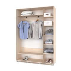 РОЛАНД Шкаф-купе Млечный дуб (450*1600) Р461 в Заречном - zarechnyy.mebel24.online | фото 5