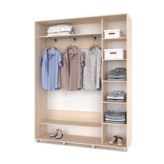 РОЛАНД Шкаф-купе Млечный дуб (450*1700) Р471 в Заречном - zarechnyy.mebel24.online | фото 3